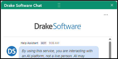 DAS Chat window